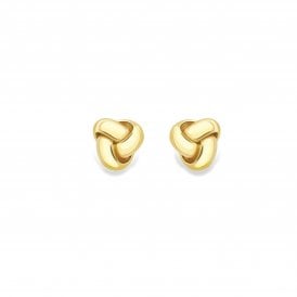 9ct Chunky Love Knot Studs