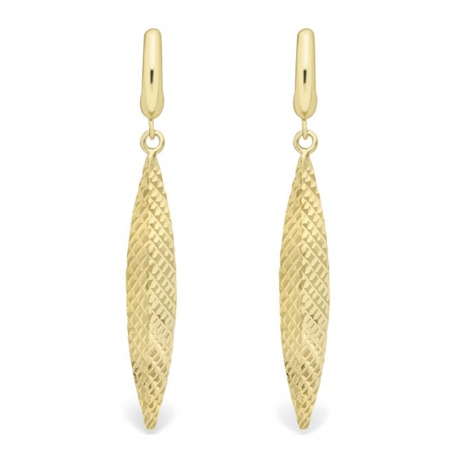 9ct Drop Stud Earrings