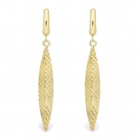 9ct Drop Stud Earrings