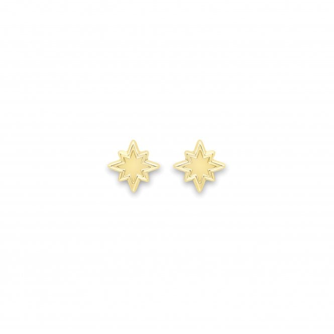 9ct North Star Studs