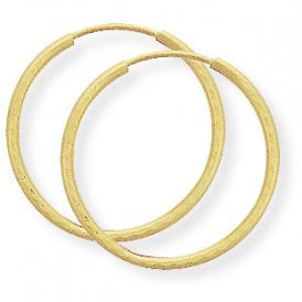 9ct Regular Sleeper Earrings