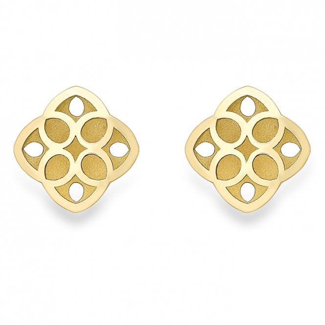 9ct Yellow Gold Stud Earrings
