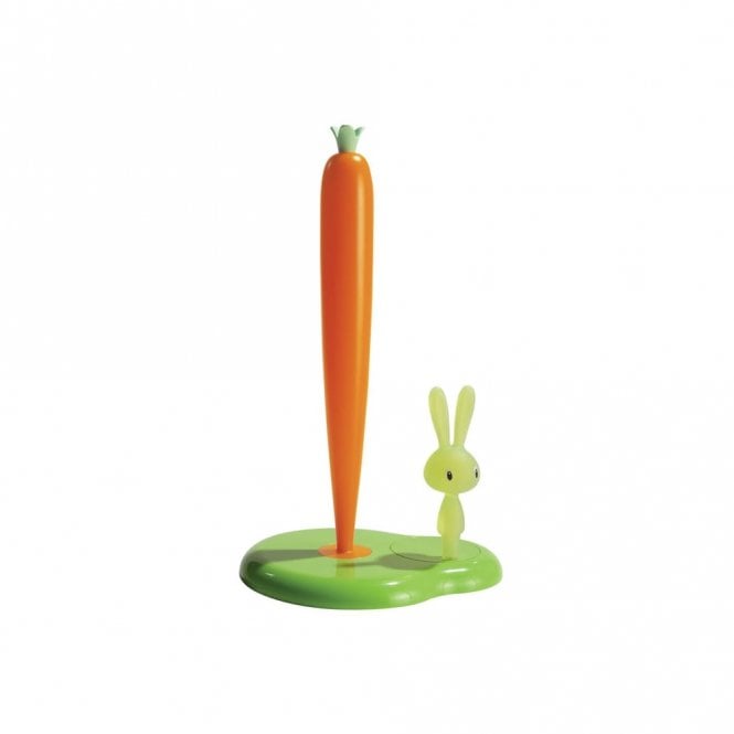 Alessi Bunny & Carrot Green Kitchen Roll Holder (ASG42/H GR)