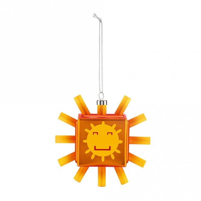 Alessi Cubik Sun Cube Xmas Decoration (GJ02 7)