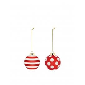 Delight Set of 2 Baubles (NZ04SET2)