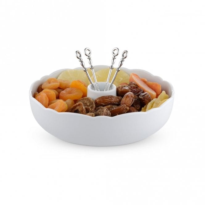 Alessi Dressed Porcelain Fruit & Nut Bowl (MW45)