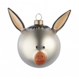 Le Palle Presepe Xmas Bauble Asinello (AMJ13 5)