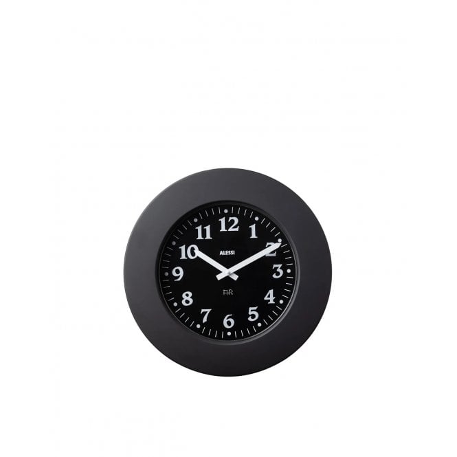 Alessi Momento Wall Clock Black (11 B)