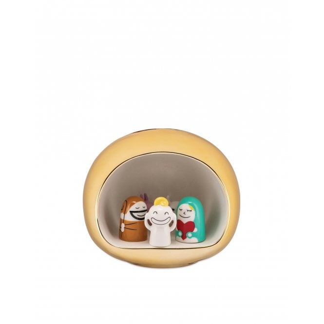 Alessi Presepe Nativity Crib Gold (AMGI10 GD)