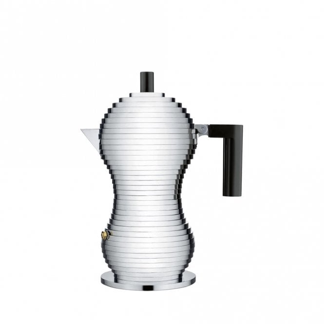 Alessi Pulcina Espresso Coffee Maker Black (MDL02/3B)