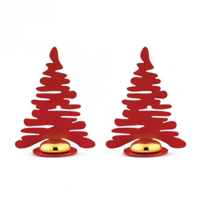 Alessi Red Tree Place Markers (BM16S2) 
