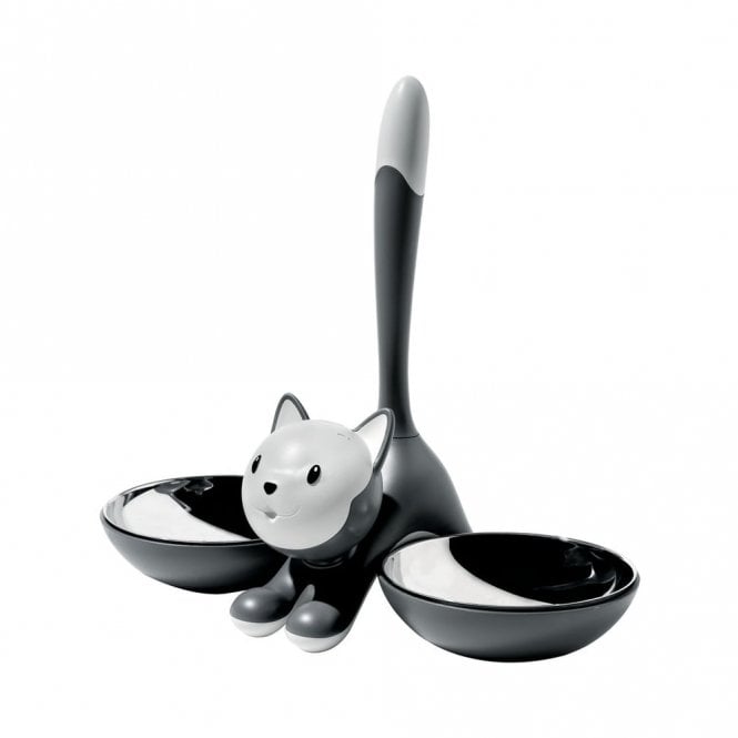 Alessi Tigrito Cat Bowl Grey (AMMI09 G)