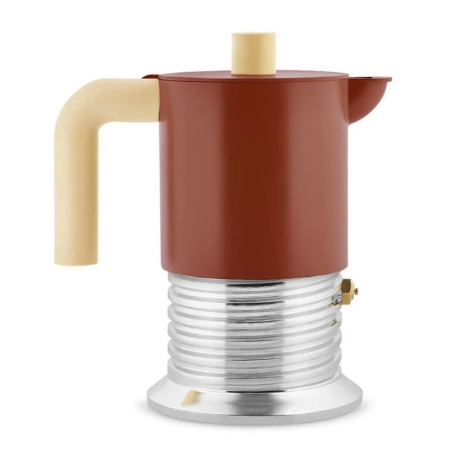 Alessi Vite Espresso Coffee Maker Brown 3 Cups PM01/3 BR