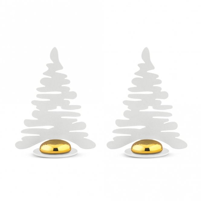 Alessi White Tree Place Markers (BM16S2)