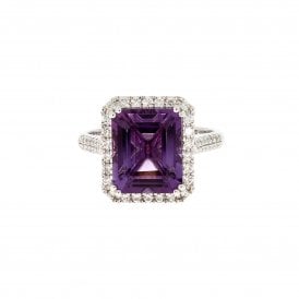 0.40ct Brilliant Diamonds G - H Colour SI1 Clarity 9ct White Gold Diamond Ring