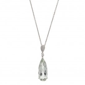 9ct White Gold Pendant