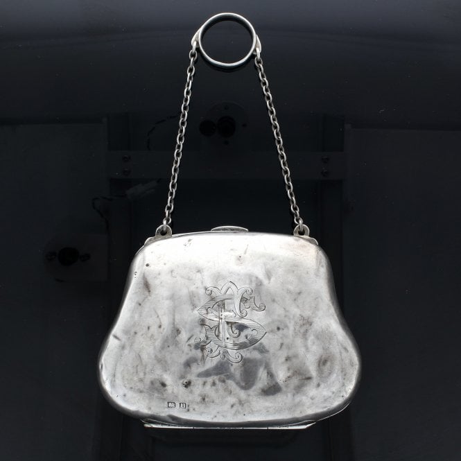 Antique 1919 Hallmarked Silver Purse