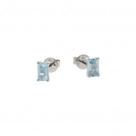 9ct White Gold Earrings