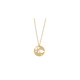 Beautiful World Necklace - Gold (size 45)