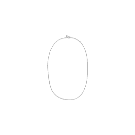 Classic Necklace - Silver (size 80)
