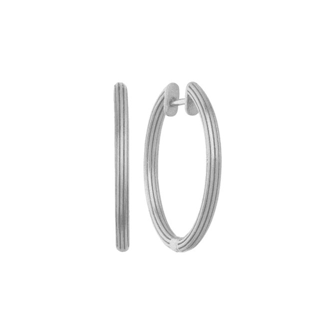 byBiehl Isla Hoops Large - Silver