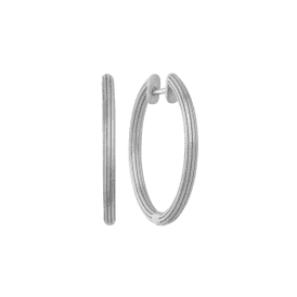 Isla Hoops Large - Silver
