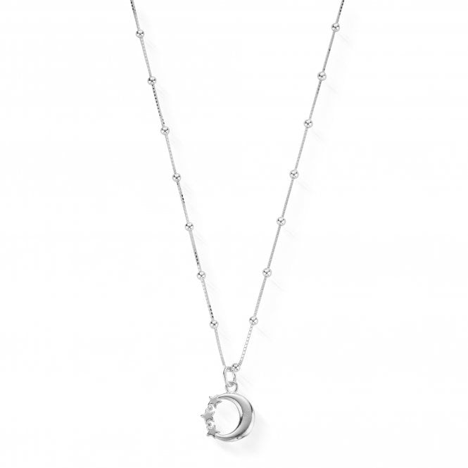 ChloBo Bobble Chain Moon & Stars Necklace SNBB580