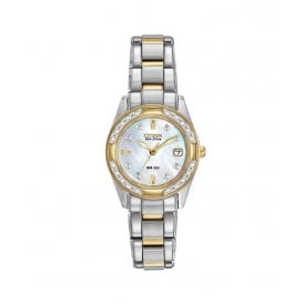 Diamond Regent Two-Tone Mother Of Pearl Dial EW1824-57D