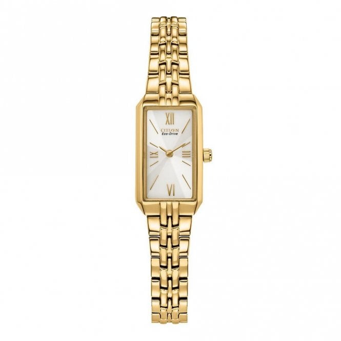 Citizen Watch Eco-Drive Gold Tone Dial YGP Bracelet Watch EG2693-51P