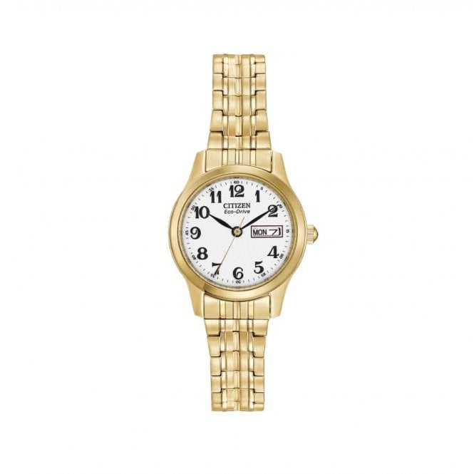 Citizen Watch Eco-Drive White Dial YGP Expansion Bracelet EW3152-95A