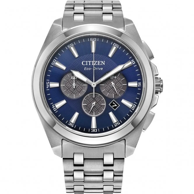 Citizen Watch Gents Blue Dial Eco Drive Chronograph CA4510-55L