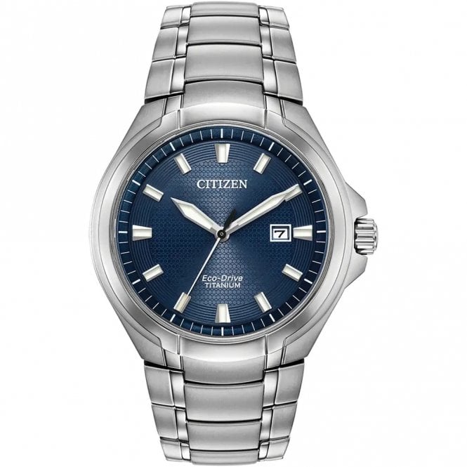 Citizen Watch Gents Super Titanium Blue Dial BM7431-51L