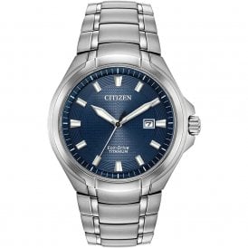 Gents Super Titanium Blue Dial BM7431-51L
