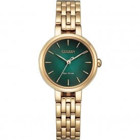 Ladies L Silhouette Green Dial EM0993-82Z