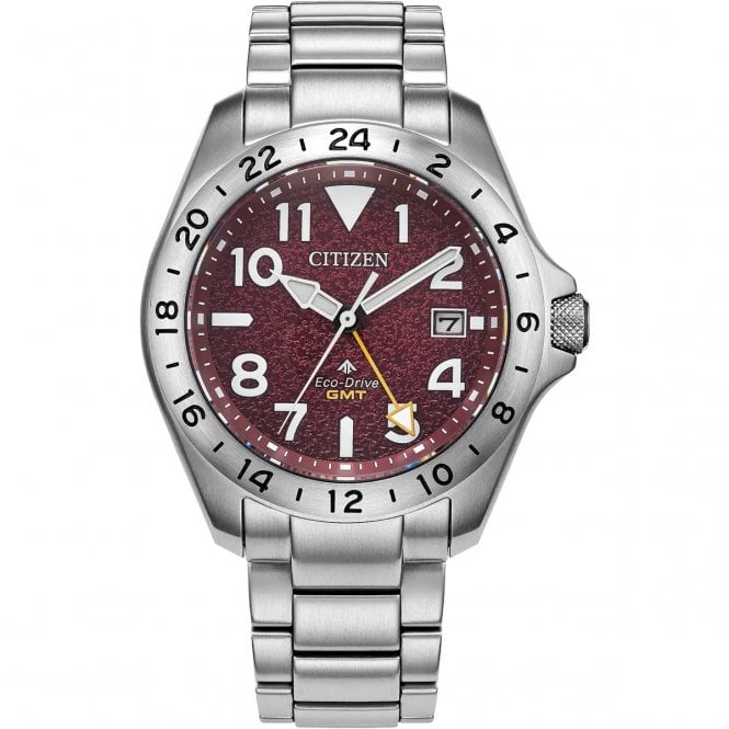 Citizen Watch Promaster Land GMT Red Dial BJ7150-50W