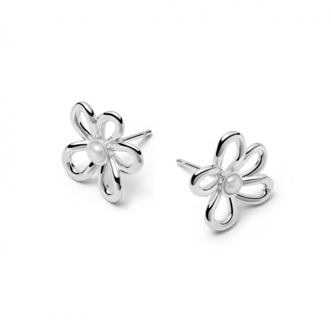 Daisy BOW STUD EARRINGS BPE01_SLV