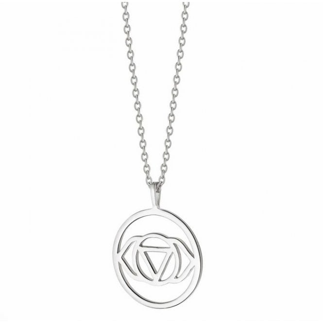 Daisy Brow Chakra Silver Necklace NCHK3006