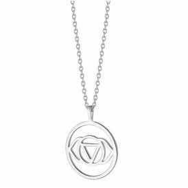 Brow Chakra Silver Necklace NCHK3006