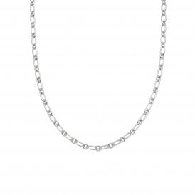 Chunky Linked Chain Necklace NB8008_SLV