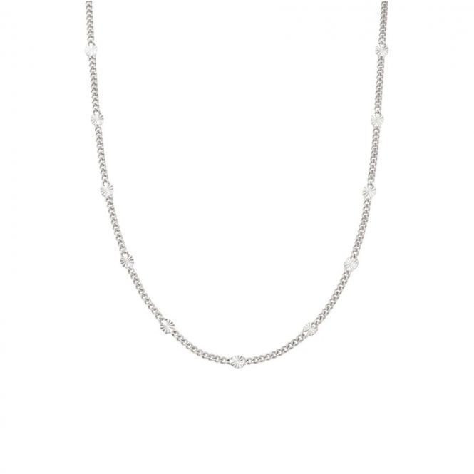 Daisy ESTEE LALONDE SUNBURST CHAIN NECKLACE 45CM ELN10_SLV