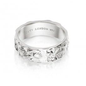 Isla Fossil Band Silver XL SSR02_SLV
