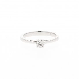0.25 Carat Brilliant Cut 18ct White Gold Ring