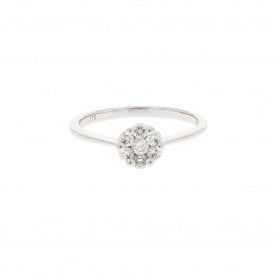 0.26 Carat 9ct White Gold Ring