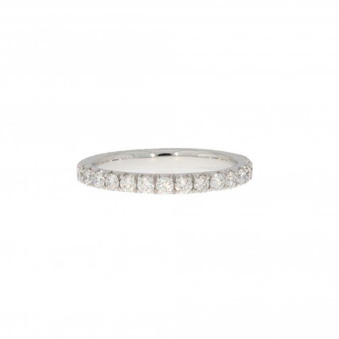 Diamond 0.50 Carat H Colour SI Clarity Platinum Eternity Ring