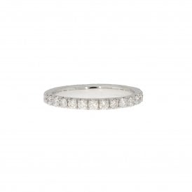 0.50 Carat H Colour SI Clarity Platinum Eternity Ring