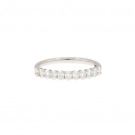 0.60 Carat Oval Cut Colour F/G Clarity VS Platinum Ring
