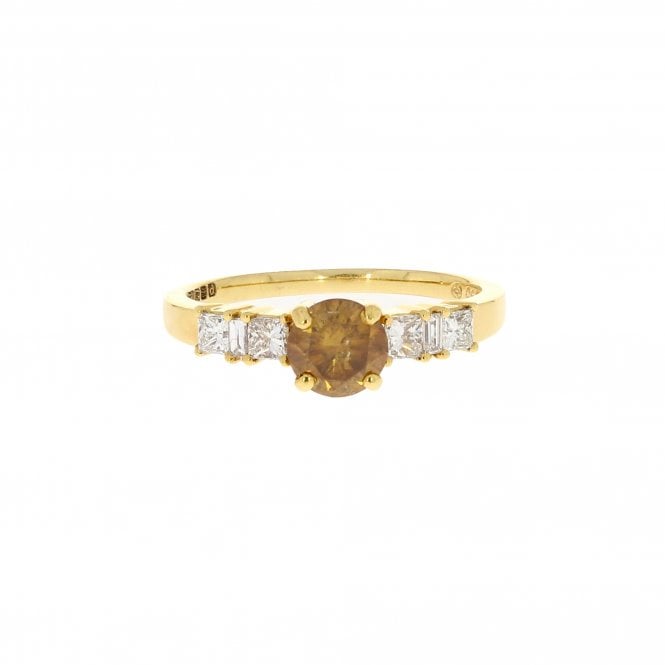 Diamond 0.65 Carat 18ct Yellow Gold Ring 