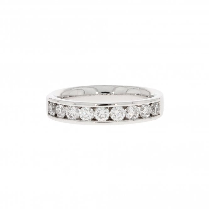 Diamond 0.70 Carat Brilliant Cut 18ct White Gold Eternity Ring