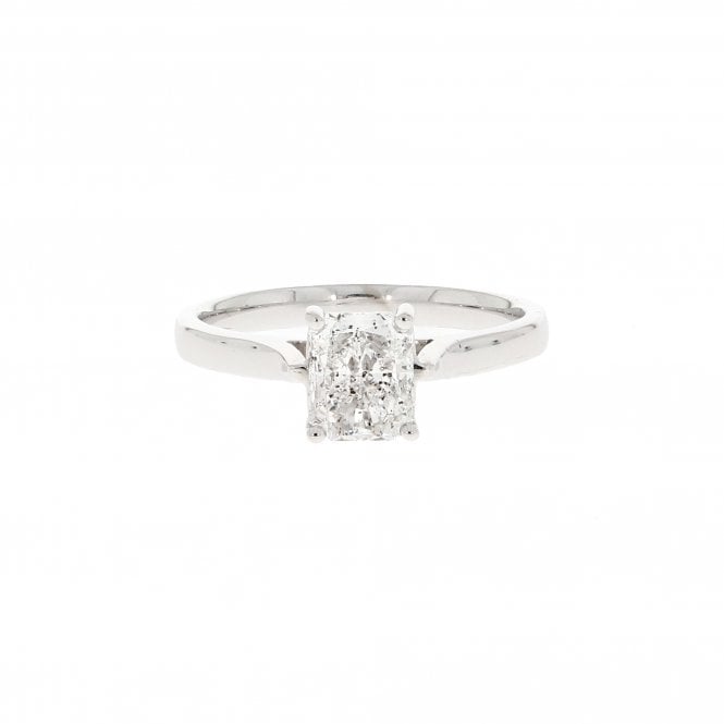 Diamond 1.01 Carat E Colour SI2 Clarity 18ct White Gold Ring 