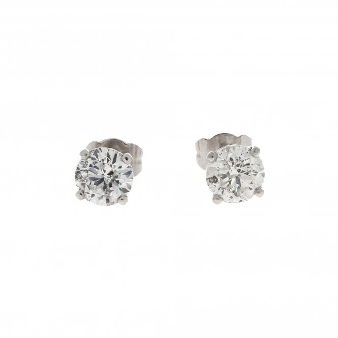 Diamond 18ct White Gold Earrings 